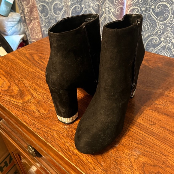 Black Heeled Booties - Picture 1 of 1